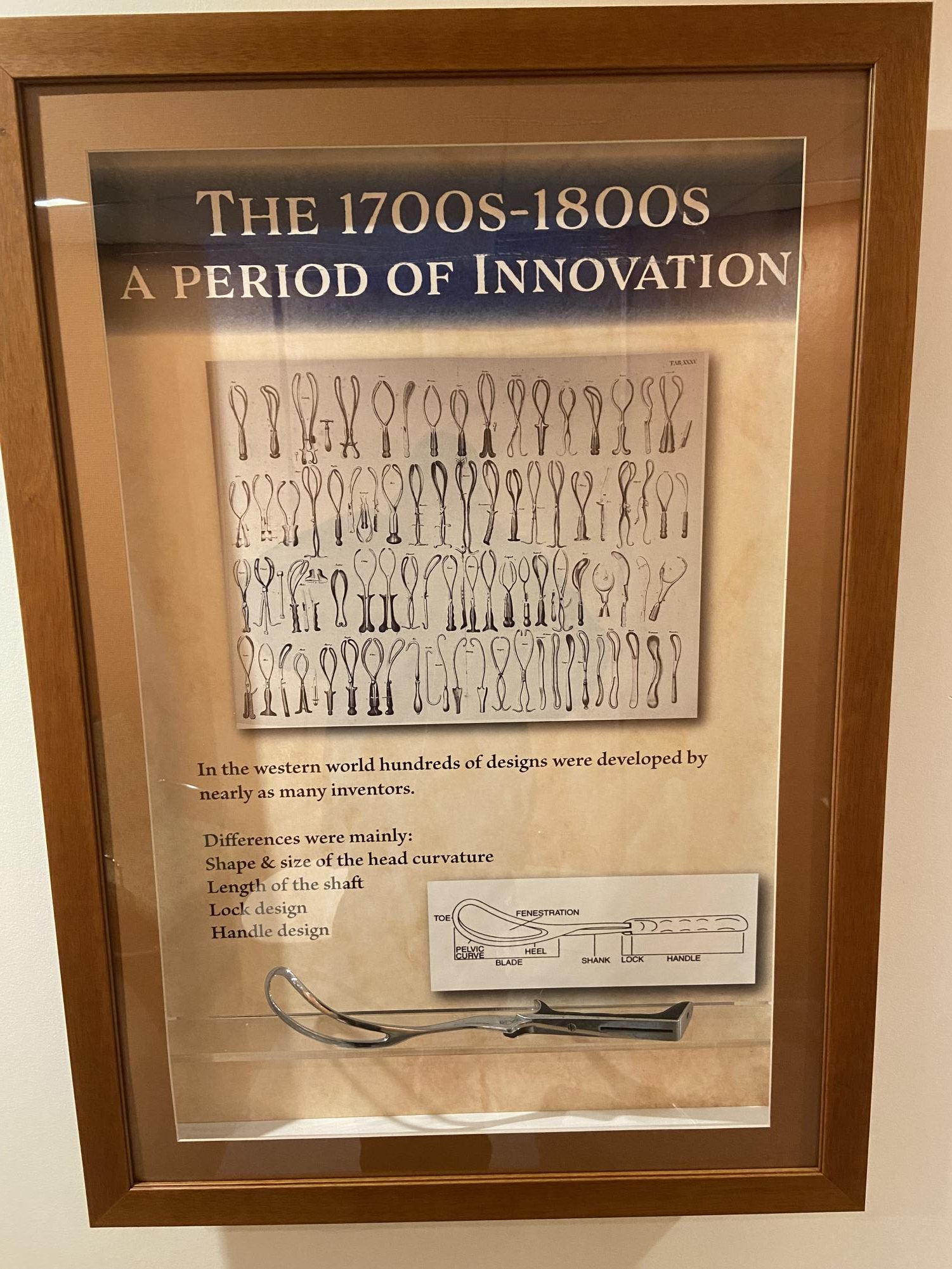                                                                  
                                                                 
                                                                 
                                                                 
                                                                 
     Different designs of forceps used during this time all over the world.